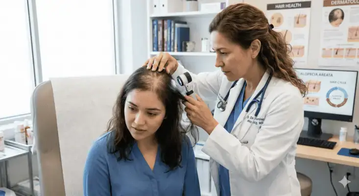 caída del cabello por estrés