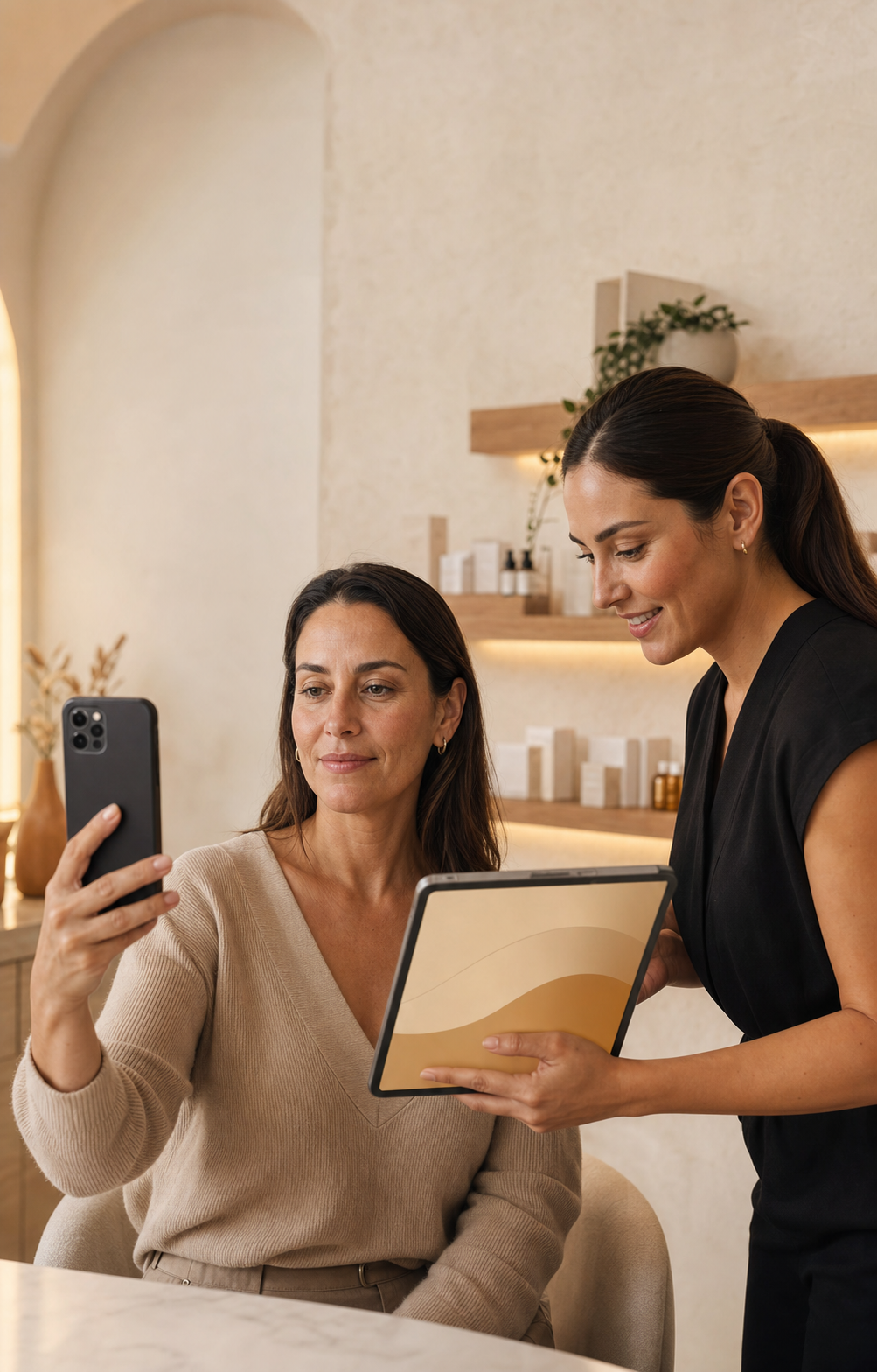 Experiencia Dermacheck de análisis de piel con IA para empresas